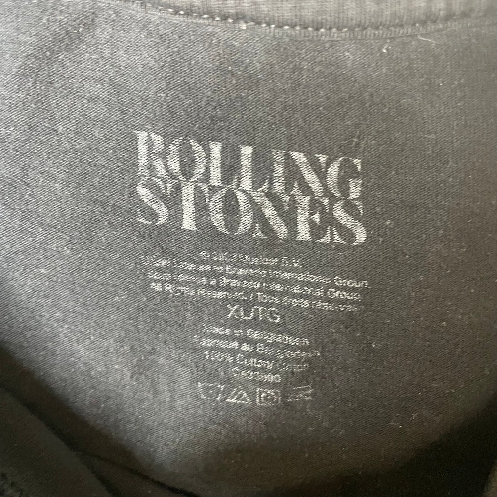 Rolling Stones Graphic T-Shirt Mens XL Black Short Sleeve Band Tee Rock Concert - Picture 3 of 5